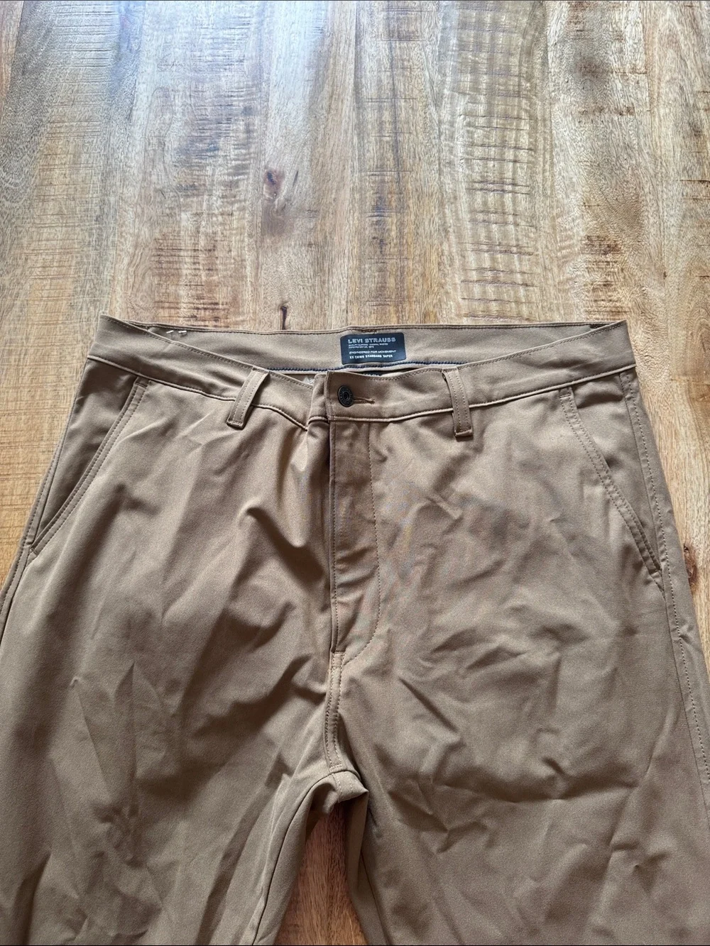 Levi Strauss Levis XX CHINO STANDARD TAPER Men's Straight Chino Pants Tan 36/34